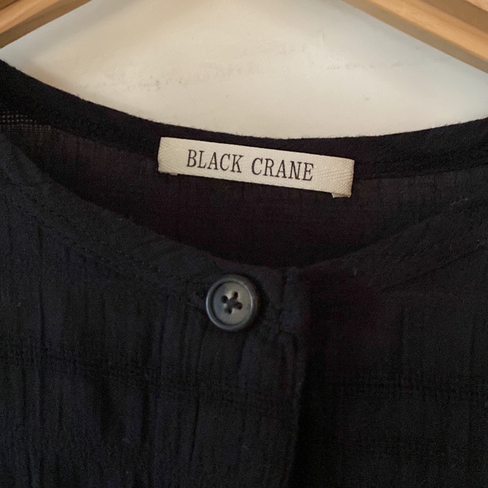 [SOLD 💫] Black Crane Tent dress - Picture 6 of 8